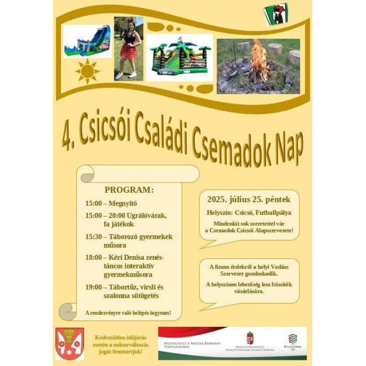 Menšia fotka pre článok 4. Číčovský Festival rodín
