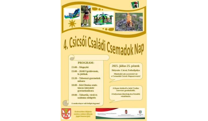 Fotka pre článok 4. Csicsói Családi Csemadok Nap