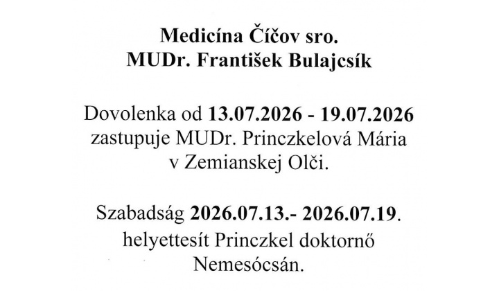 Fotka pre článok Dovolenka 