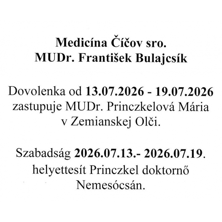 Menšia fotka pre článok Dovolenka 