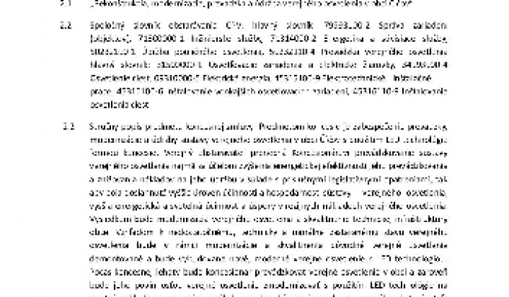 Aktuality / Oznámenie o koncesii