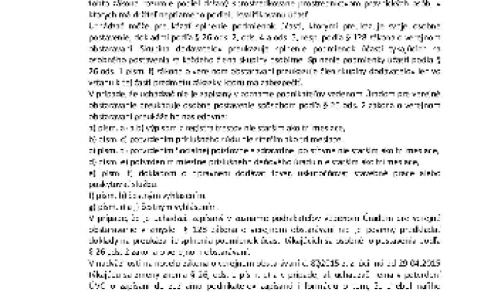 Aktuality / Oznámenie o koncesii