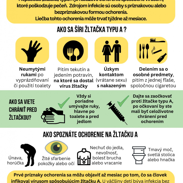 Informácia  - Hepatitída A