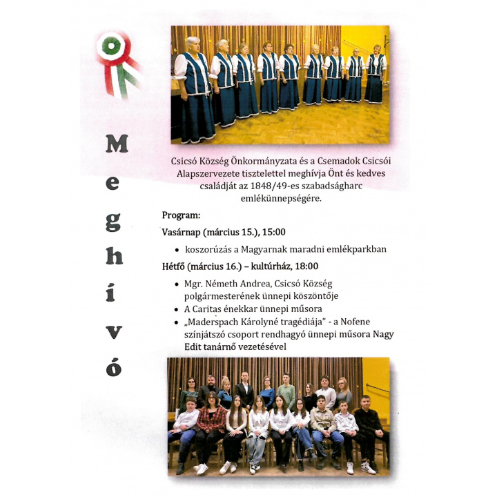 Menšia fotka pre článok Meghívó