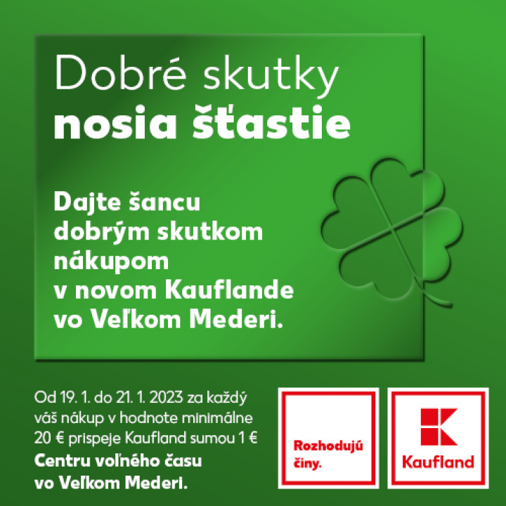 Oznámenie Kaufland