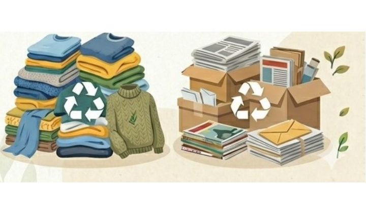 Fotka pre článok Textilhulladék és papír gyűjtése
