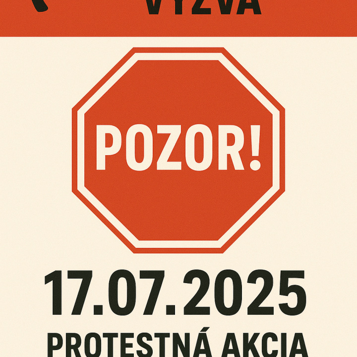 Výzva pre obyvateľov - Protestná akcia za bezpečnú dopravu