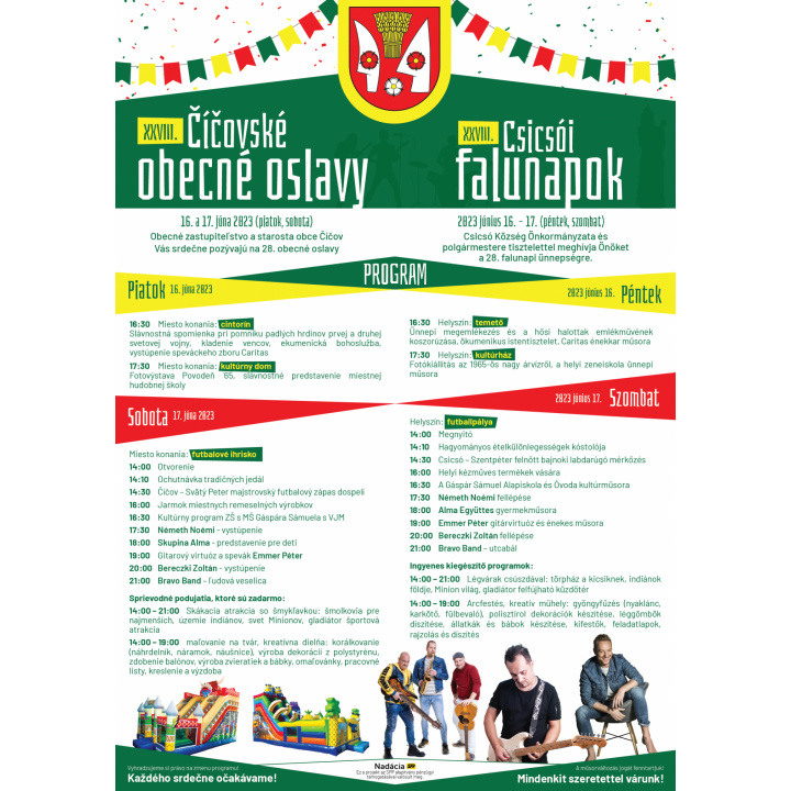 XXVIII. Číčovské obecné oslavy